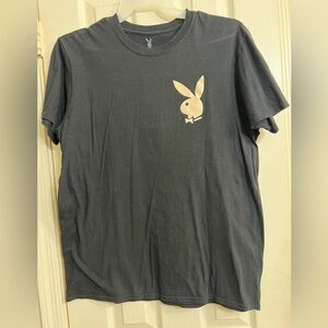 Playboy men’s Black T-Shirt with Bunny Logo size L
